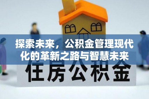 金秀探索未来，公积金管理现代化的革新之路与智慧未来