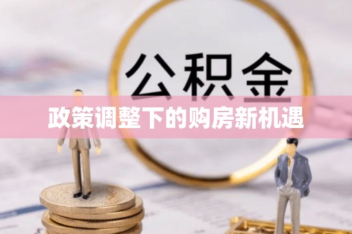金秀政策调整下的购房新机遇