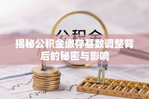金秀揭秘公积金缴存基数调整背后的秘密与影响