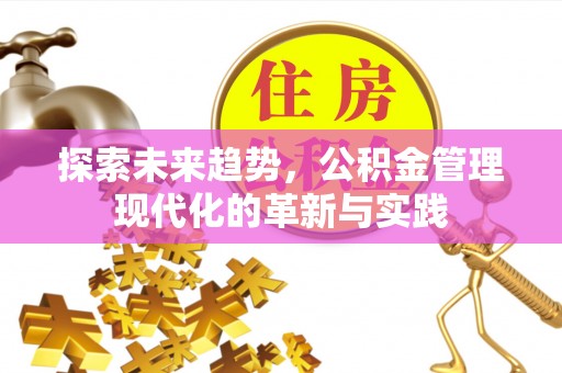 金秀探索未来趋势，公积金管理现代化的革新与实践