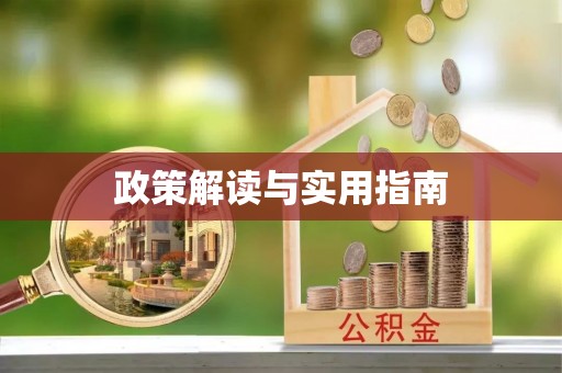金秀政策解读与实用指南