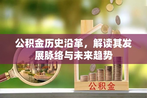 金秀公积金历史沿革，解读其发展脉络与未来趋势