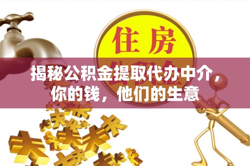金秀揭秘公积金提取代办中介，你的钱，他们的生意