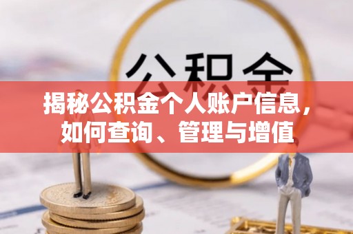 金秀揭秘公积金个人账户信息，如何查询、管理与增值