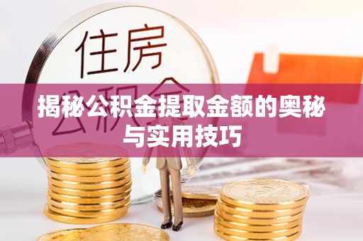 金秀揭秘公积金提取金额的奥秘与实用技巧