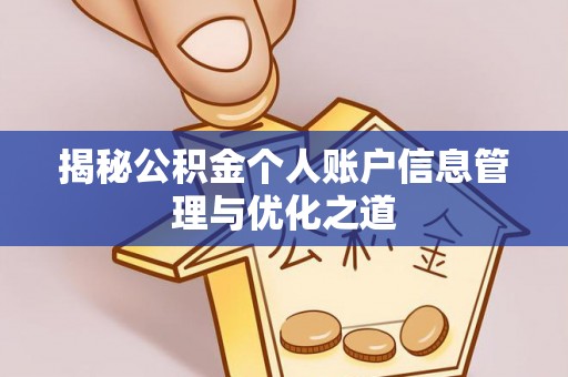 金秀揭秘公积金个人账户信息管理与优化之道