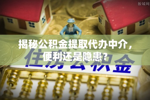 金秀揭秘公积金提取代办中介，便利还是隐患？