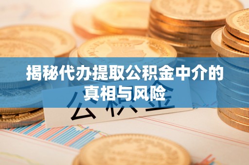 金秀揭秘代办提取公积金中介的真相与风险