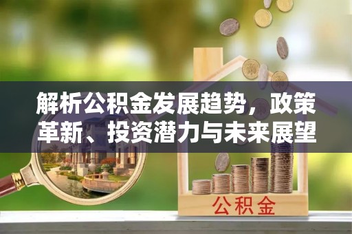 金秀解析公积金发展趋势，政策革新、投资潜力与未来展望