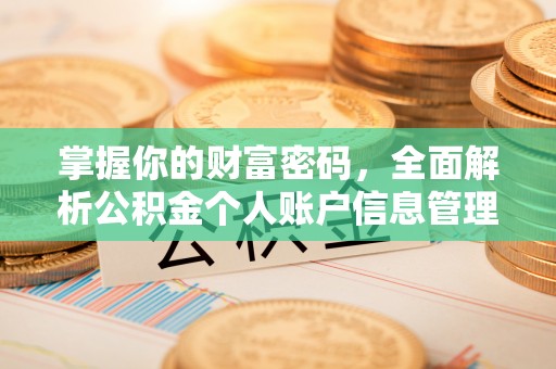 金秀掌握你的财富密码，全面解析公积金个人账户信息管理与优化