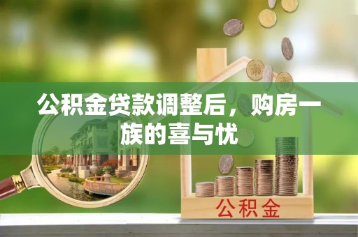 金秀公积金贷款调整后，购房一族的喜与忧