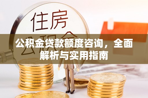 金秀公积金贷款额度咨询，全面解析与实用指南