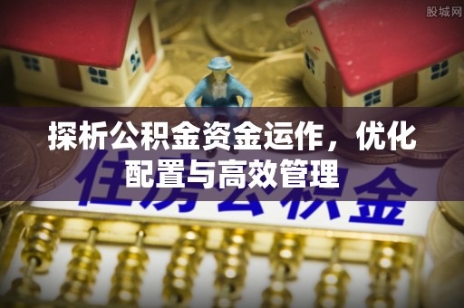 金秀探析公积金资金运作，优化配置与高效管理