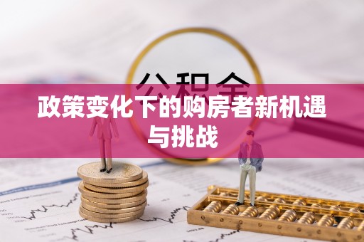金秀政策变化下的购房者新机遇与挑战