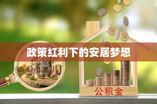 金秀政策红利下的安居梦想