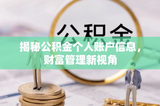 金秀揭秘公积金个人账户信息，财富管理新视角
