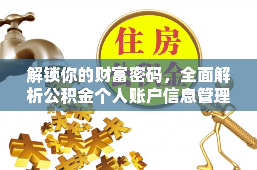 金秀解锁你的财富密码，全面解析公积金个人账户信息管理与优化