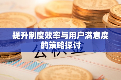 金秀提升制度效率与用户满意度的策略探讨